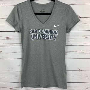 Nike Top Old Dominion University Team Logo Dri-Fit
